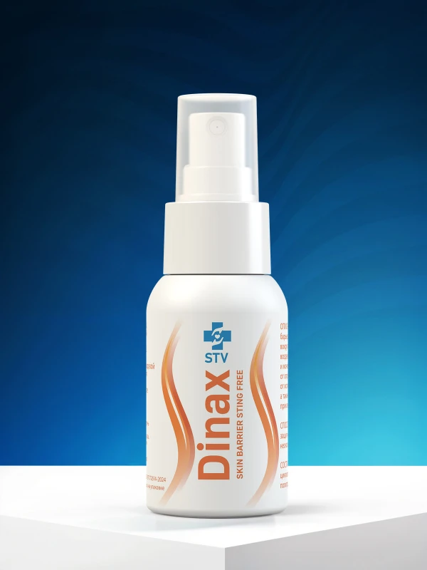 Dinax защитная пленка для кожи, спрей, 50 мл. (коробка 48 штук)