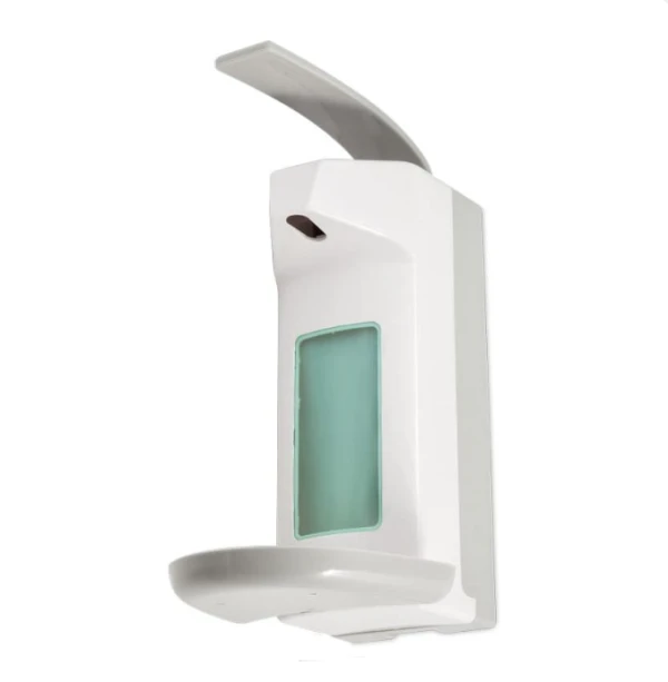 Дозатор локтевой - А-266, 1л. (пластиковый, с лотком,Китай)