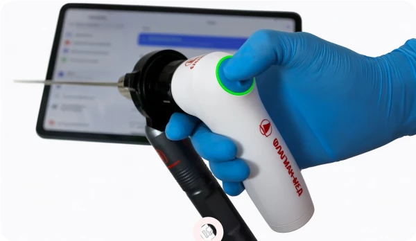 Комплект видеокамеры эндоскопической беспроводной ВЭК-БП1-1 "ФЛАГМАН-МЕД" FullHD | Российский призводитель